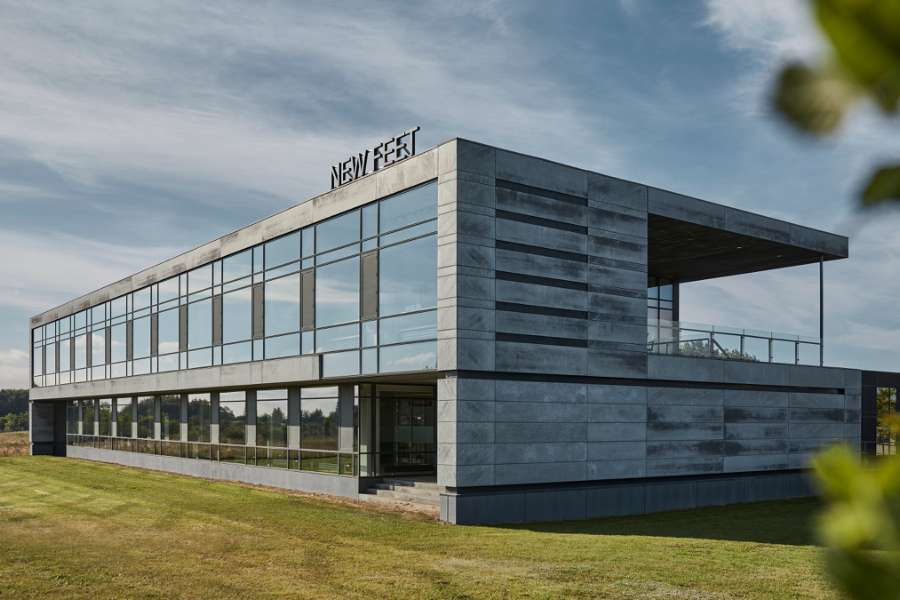 Façade cladding using DS Format stays the distance, Langelandsvej 6, 8940 Randers